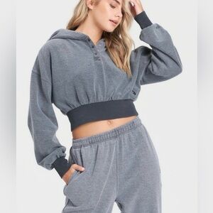 NWT Kuwalla Tee Brushed Henley Sweater & Pant Set